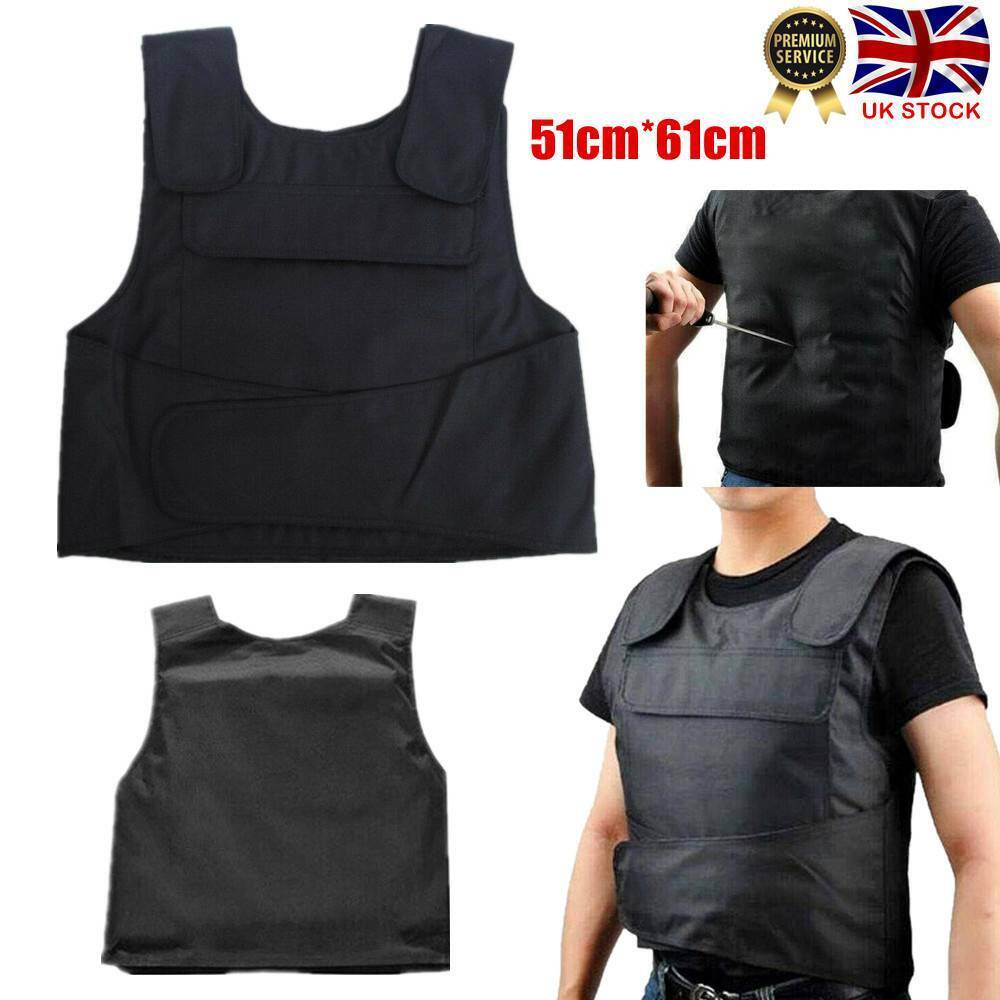 Anti-Stab Knife Proof Vest Protecting Body Armour Defence Security Safe Guard uk