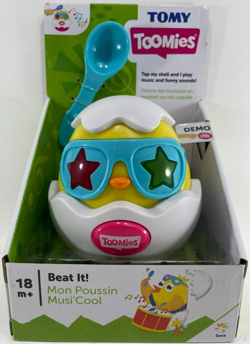 TOMY E72816C Toomies Beat It Easter Baby Chick Egg W/ Lights