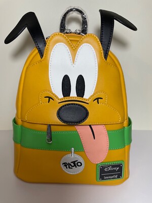 【Rare&SlightDefect】New /Tag Loungefly Disney Pluto Figural Cosplay Mini Backpack
