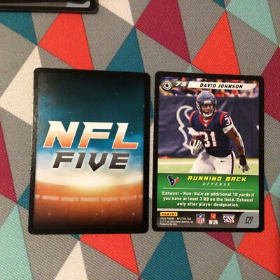 David Johnson #C27 texans WR common Base 2020 Panini Edition NFL five TCG