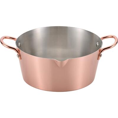 Wahei Freiz Made in Japan Pure Copper Deep Fryer 20cm For Gas Fire Only New JP