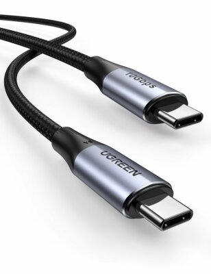 UGREEN USB Type-C 3.1 Gen2 4K Video 10Gbps Data 5A 100W Power Delivery 1m Cable