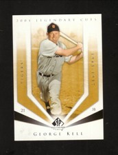 George Kell Detroit Tigers 2004 SP Legendary Cuts Baseball Card