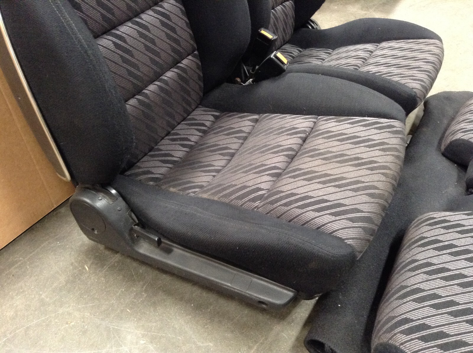 JDM 8489 NISSAN 300ZX Z31 OEM FRONT & REAR COMPLETE SEATS RARE eBay