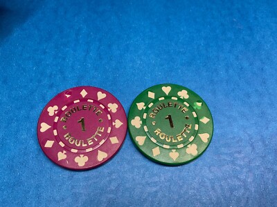 2    -ROULETTE CASINO  CHIPS   -Z 2074