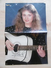 Nicole autograph signed 28x41 cm poster folded