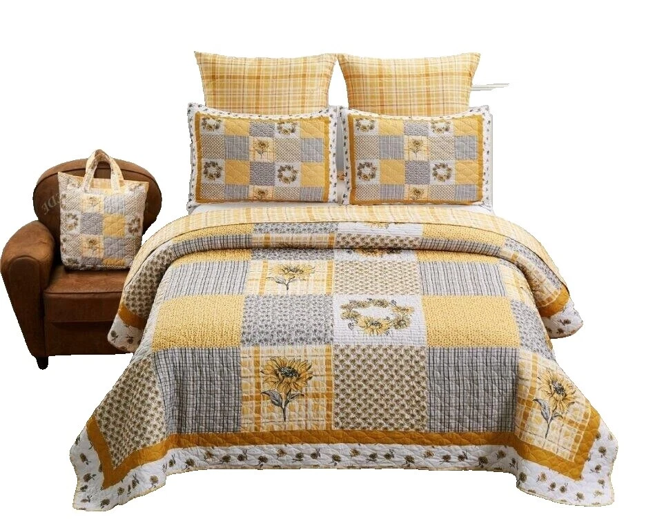Patchwork King Farmhouse Quilts, Bedspreads & Coverlets