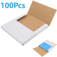 Pack of 100 Album Paper Box Vinyl Record LP Shipping Mailer Box 12.5"x12.5x1/2"