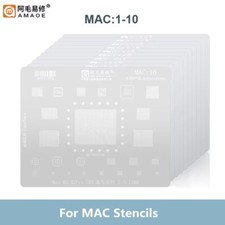 Amaoe For MAC Pro A2159 A1706 A1707 A1534 M2 IC CPU SSD BGA Reballing Stencil