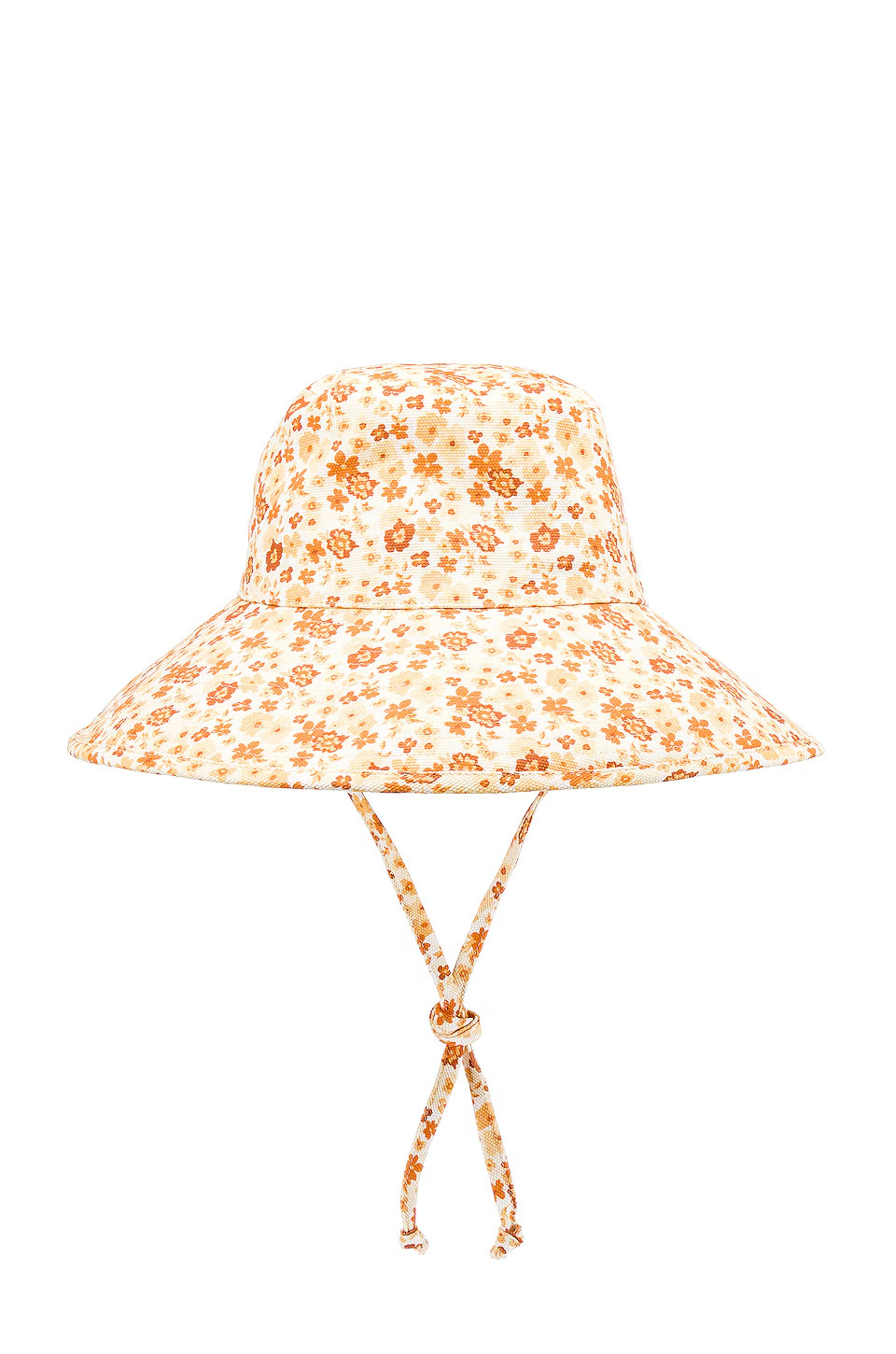 ОТСУТСТВИЕ ЦВЕТА Персиковый цвет, хлопковая шляпа-панама с цветочным принтом, L/XL Sun Beach Garden