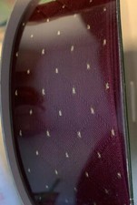 Kirkland Signature Holiday Ribbon Red Burgundy Gold Diamond Wire Edged 1.5 In