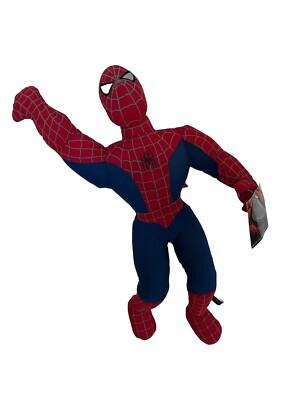 Toy Network Marvel Spider-Man Movie 24'' Plush W/ Hook&Loop No Web Attachment