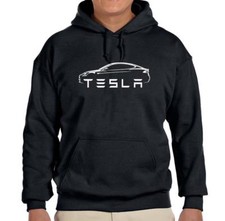 Tesla Model S Electric Car Design Hoodie Sweatshirt FREE SHIP