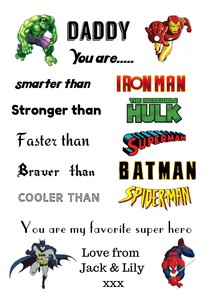 superhero dad gifts