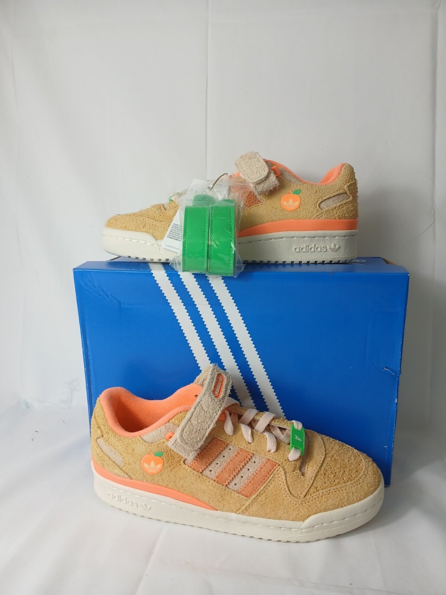 Adidas Men's Forum Low Originals Size Acid Orange Low Peach Tree