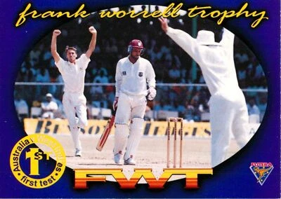 ✺Nouveau✺ 1995 1996 AUSTRALIA Cricket Card GLENN MCGRATH Trophée Frank... - Photo 1/3