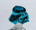 LEGO DARTH VADER HELMET CHROME BLUE AUTHENTIC CUSTOM HIGHEST QUALITY OLYMPIC