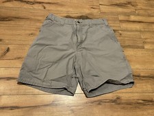 Carhartt Shorts Men's 36 Original Fit Canvas Work Wear Gray Carpenter EUC