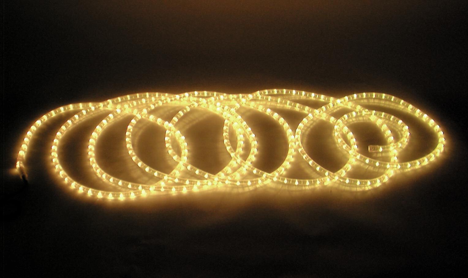 Thumbnail - Eurolite Rubberlight Rl1-230v Gelb 9m Licht Schlauch Außenbereich Ip44