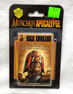 Munchkin Apocalypse Judge Dredd Steve Jackson Games 2017 1st Edition New Sealed