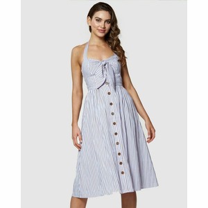 candy stripe midi dress