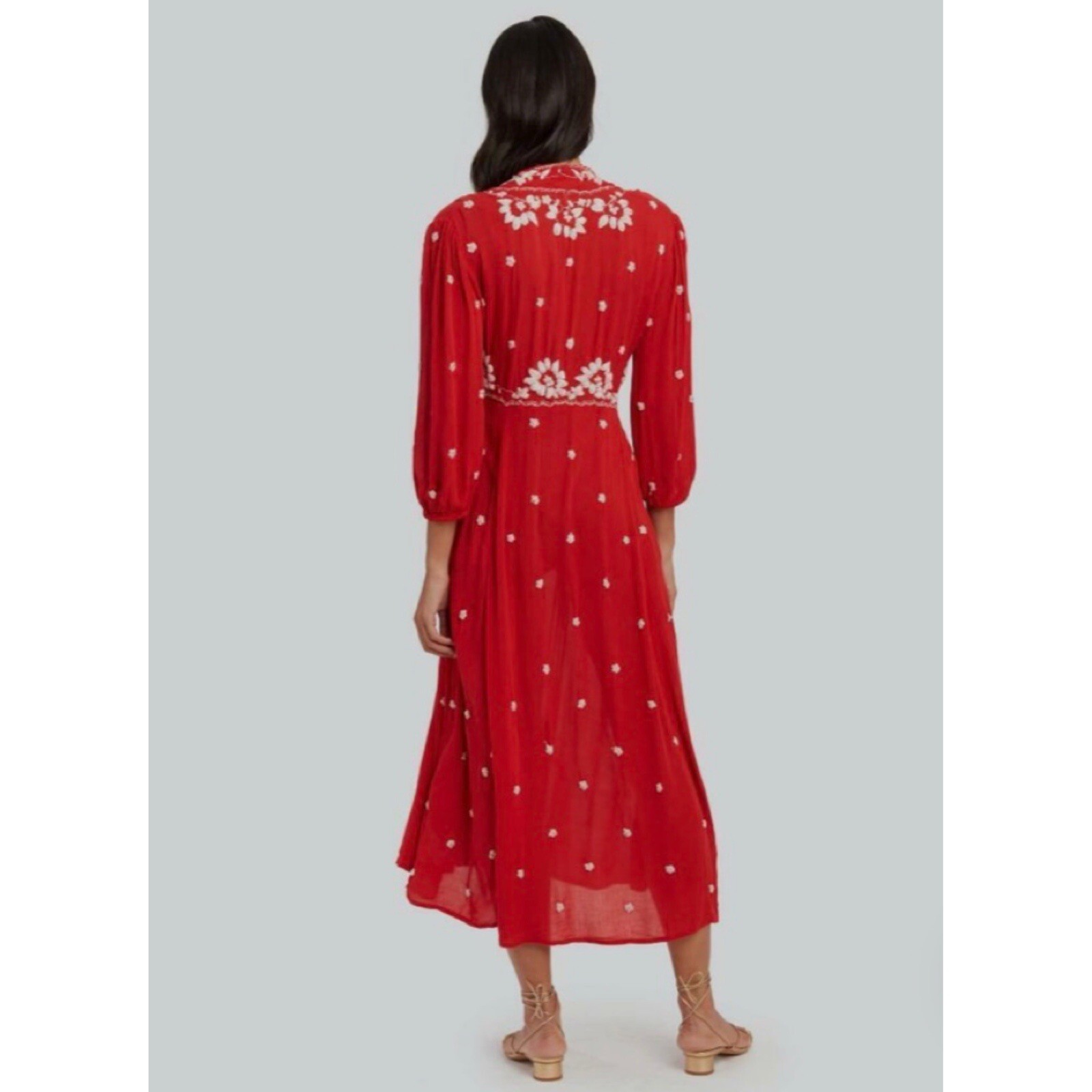 Free People Fable Embroidered Dress - image 2