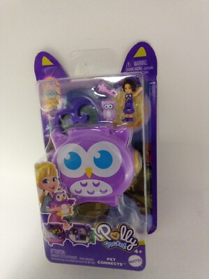 Polly Pocket Pet Compact Owl Polly Doll New By Mattel Free Shipping 