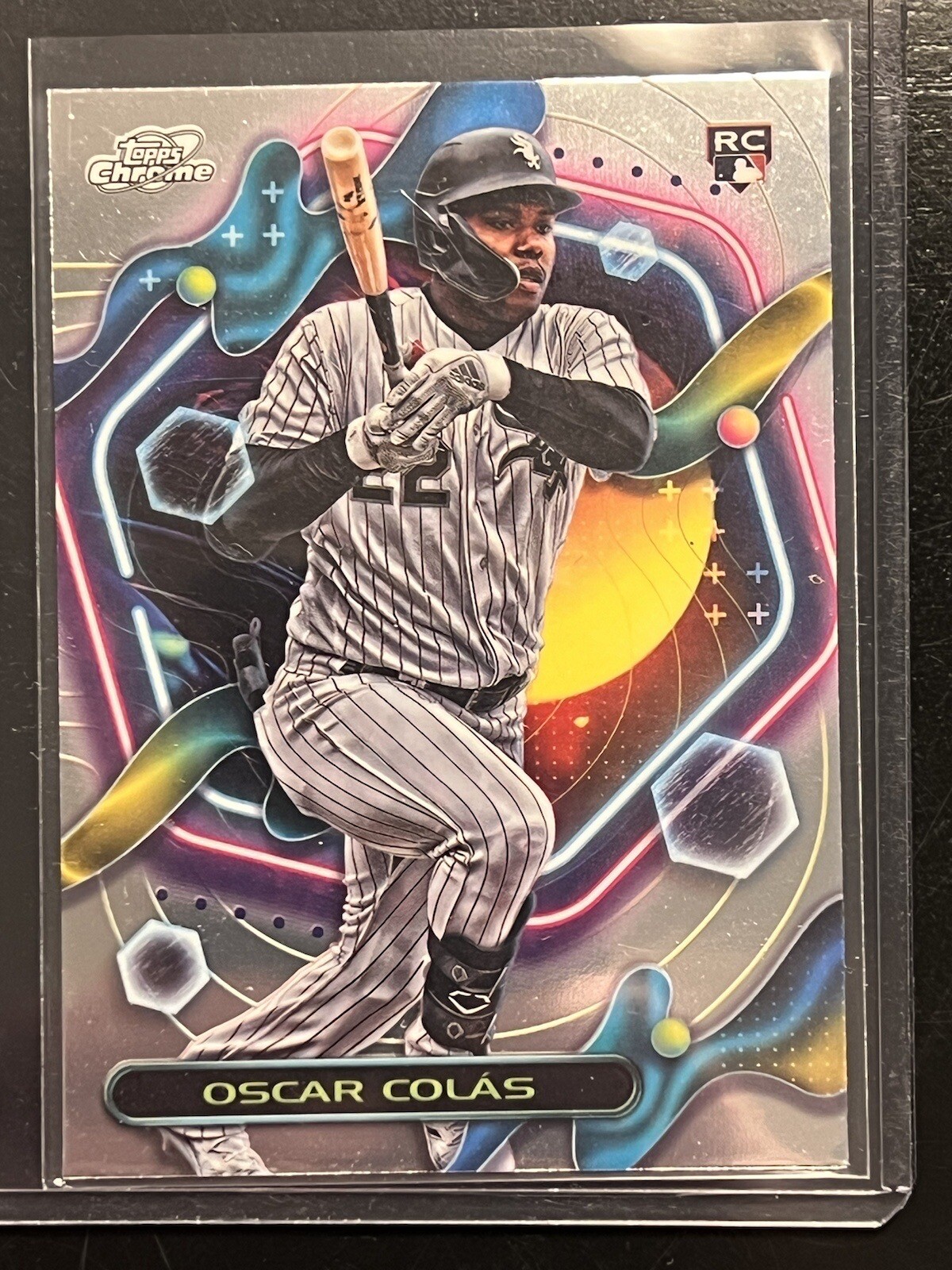 2023 Topps Chrome Cosmic Oscar Colas RC #104 Chicago White Sox
