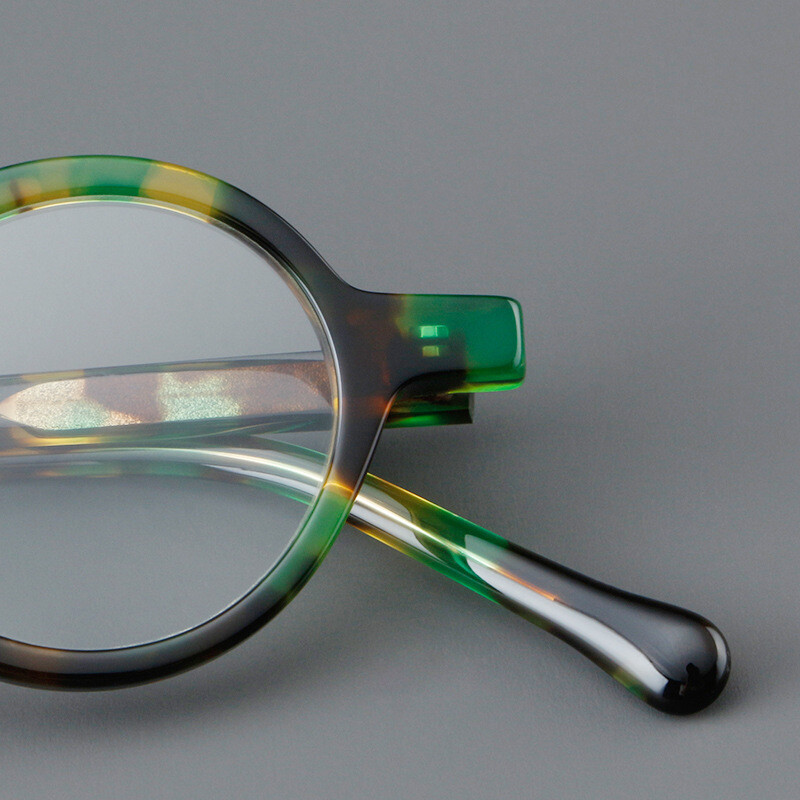 Retro Round Acetate Frame Eyeglasses For Men Women Clear Lens Glasses Frames New