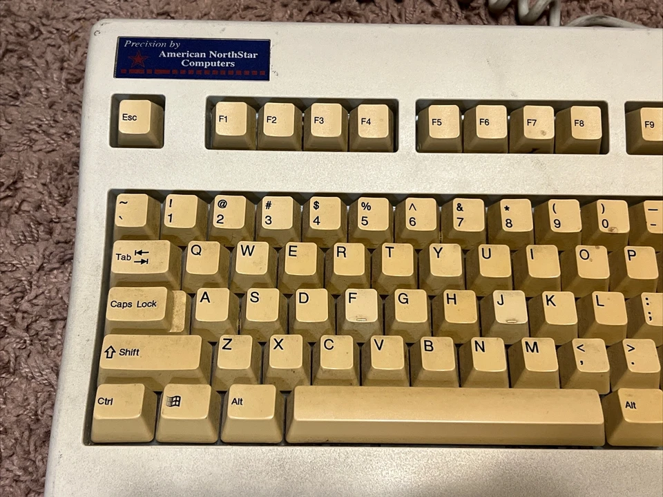 Vintage KeyTronic EuroTech Keyboard. 5 Pin. Untested - Image 2 of 4