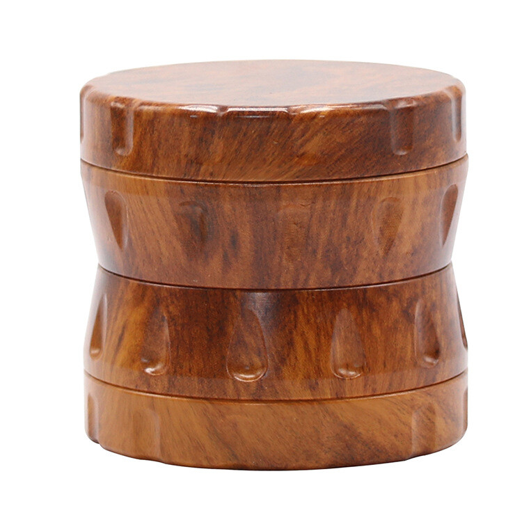 wood tobacco grinder Herb Resin Grinder 63mm 4 Parts Drum Style Drop in your artwork at full scale and send it to our team Wudkey Large Capacity High Speed