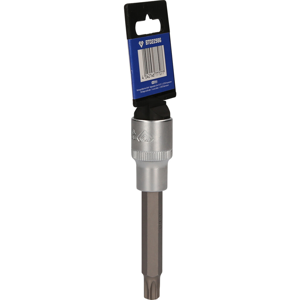Sourcing Map Torx Bit Stecknuss - T45, 1/2" Antrieb, 100mm Lang, Aus S2 Stahl, Für Hohes Drehmoment