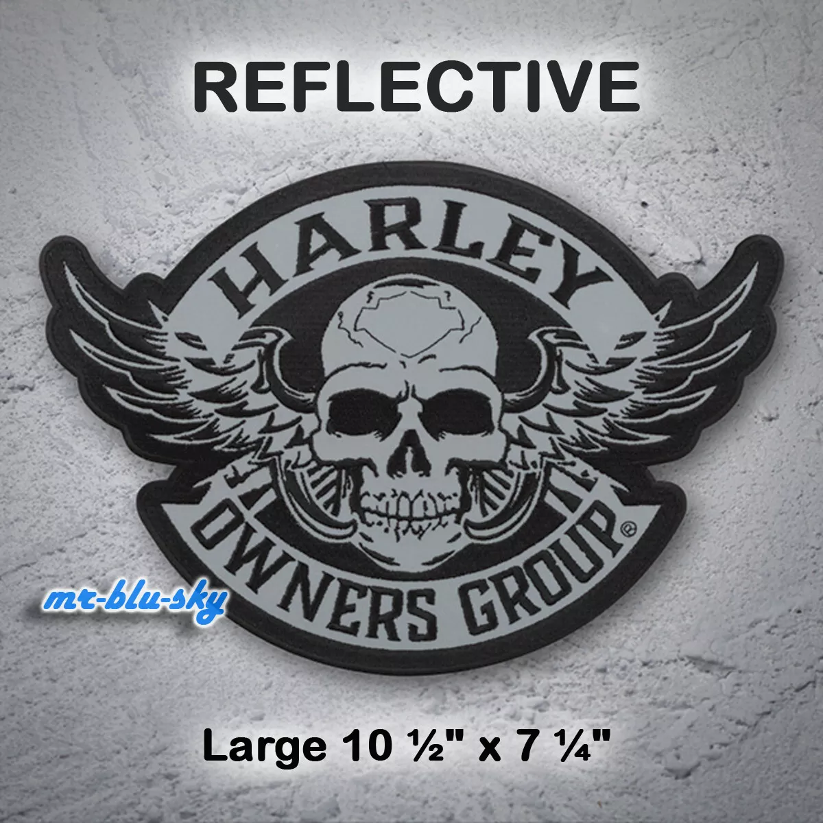 Harley davidson cheap reflective skull
