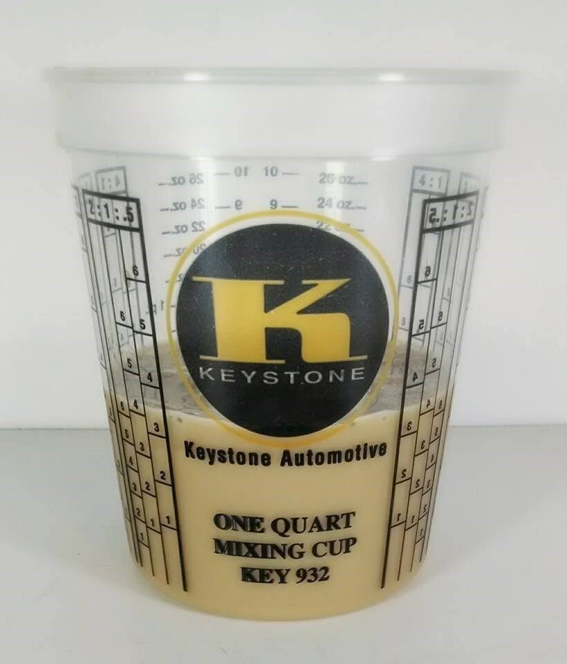 Quart Or Pint Automotive Paint Mixing Cups Keystone Bulk Discount 5 10 20 50 100