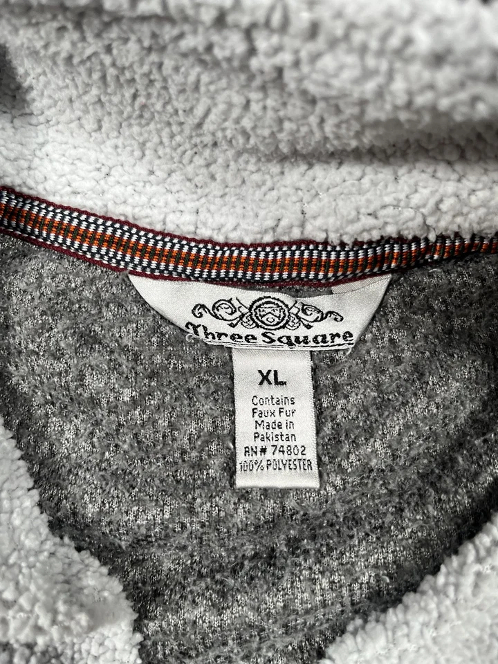 Pullover Tennessee Volunteers para Hombres XL Gris NCAA Fútbol Sherpa Vellón 1/4 Cremallera Foto 3 de 4