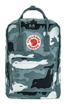 Fjällräven Kånken Graphics Laptop 15'' Rucksack Nimbus Blue - Hidden Animals Neu