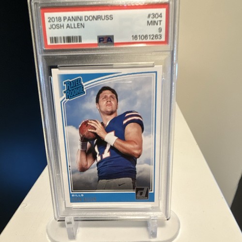 2018 Panini Donruss Josh Allen Rated Rookie #304 Buffalo Bills PSA 9 Base