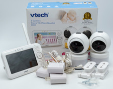 VTech VM5463-2 Video Baby Monitor with 5" Screen, Pan Tilt Zoom, Sound Light
