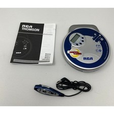 Vintage RCA RP2512 Portable CD Player Blue - w/ Remote  Manual - Y2K Aesthetic