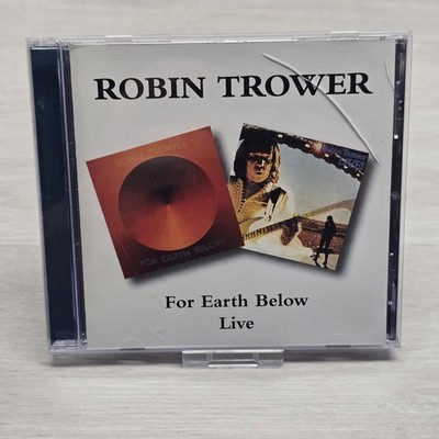 For Earth Below/Live - Robin Trower CD 1997 BGO 2 Albums In 1 RARE CD Very Good 