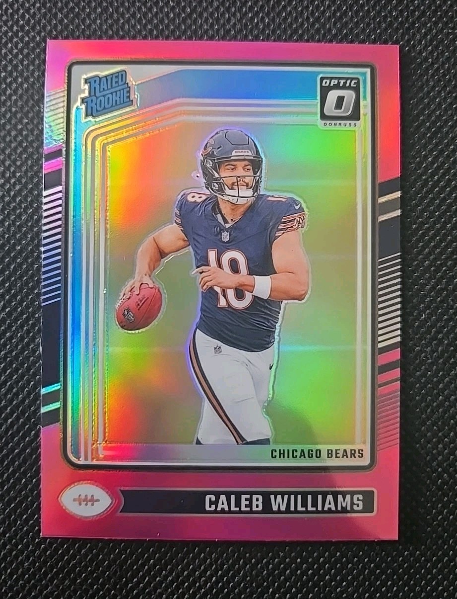 2024 Panini Donruss Optic - Rated Rookie Caleb Williams #201 Pink Prizm (RC)
