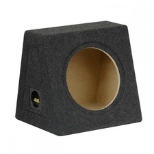 10" 25cm MDF schwarz versiegelt Auto Audio Lautsprecher Sub Subwoofer Bass Box Gehäuse 20L