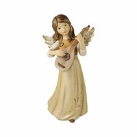 Goebel Engel Himmlische LautenkläNge, Steingut, 32.5 Cm, 41710071