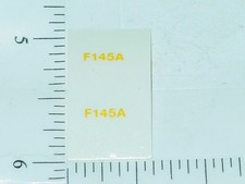 John Deere F145A Yellow Sticker Pair JD-399