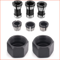 Spannzangen-Adapter 6 StüCk Geradschleifer Ersatzspannzange 6-8Mm Trimmer