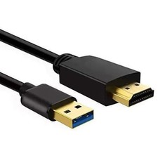 USB to Hdmi Cable, USB to Hdmi Adapter for Monitor, USB 3.0 Male to Hdmi Male...