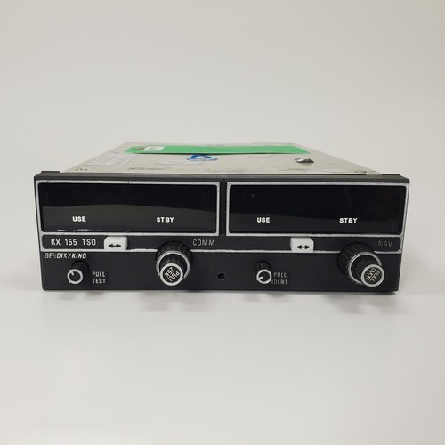 Bendix/King KX-155 Nav/Com w/ Glideslope 28V 069-1024-39 - Tested Working