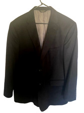 Mens Jos A Bank Black 100 Cashmere Blazer 48R Sport Coat Jacket