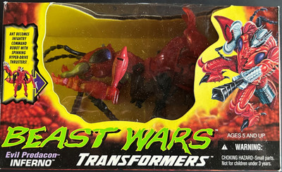 Transformers Beast Wars Inferno Predacon MIB/OVP, unplayed/unbespielt