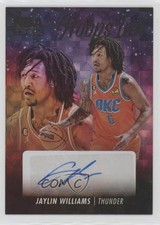 2023-24 Panini NBA Hoops Hoops Ink Hyper Gold Jaylin Williams #HI-JAY Auto 1a1r